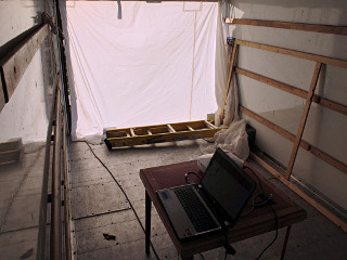 Video setup in truck