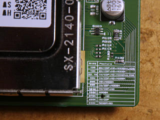 Audio head option-programming resistor