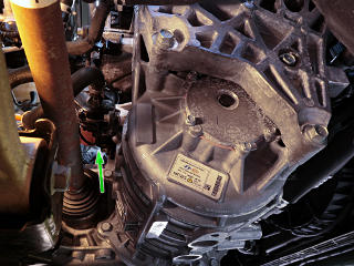 Passenger end of the motor