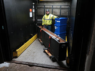 The pipe cart fits!