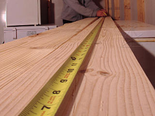 Measuring for cuts