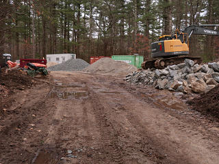 Storage area from the south