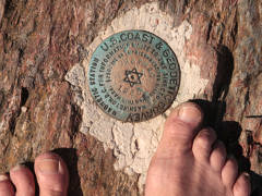 Geodetic magnetic-survey marker