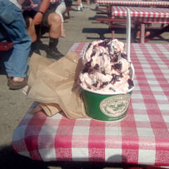 Kimball Farms' idea of a small serving