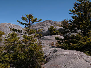 View of two summits