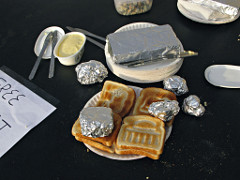 They had real toast!