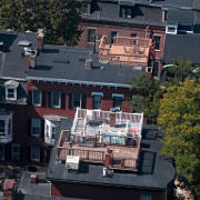 View from monument: rooftop decks