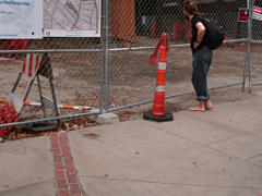 Whoops, FT vanishes into a construction site