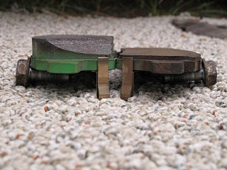 New vs. old brake pads