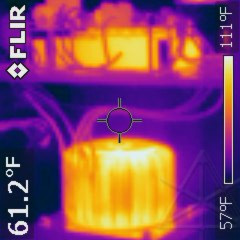 Warm transformer on load testing