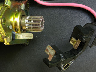 slight motor contact corrosion