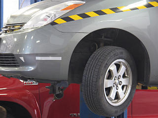 Suspension apart on other side