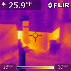 HRV exhaust duct heat