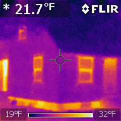 Wide IR shot of house