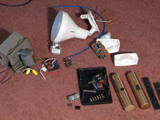 Parts of motion-detector light/alert design