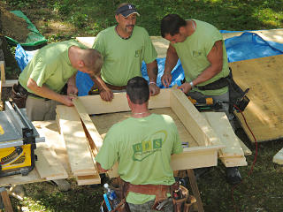 Building a window jamb box