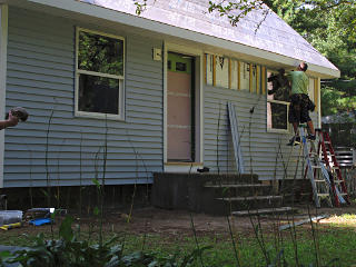 Finishing front siding