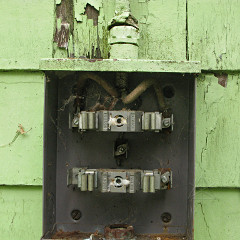 Old cruft inside meter box
