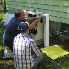 Wiring the HVAC disconnect