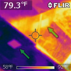 Supply duct tape-patches in IR
