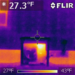 Compressor waste heat becomes visible