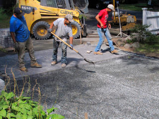 Checking paver alignment