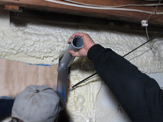 PVC electric pipe cutting inside