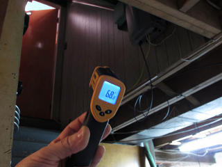 Upstairs temp on IR