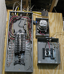 Open panels, nice wiring job