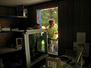 Prepping a window for installation