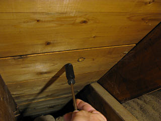 Location knocking by leak holes