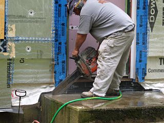 Concrete chainsaw