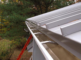 Line along shed dormer, not quite straight