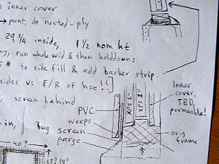 Basement window block-off design