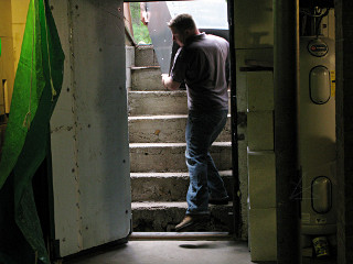 Bringing air handler downstairs