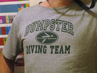 Dumpster-diving shirt