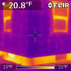 IR shot near basement wall