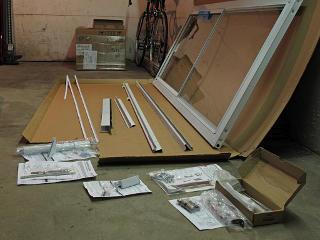 Storm door parts