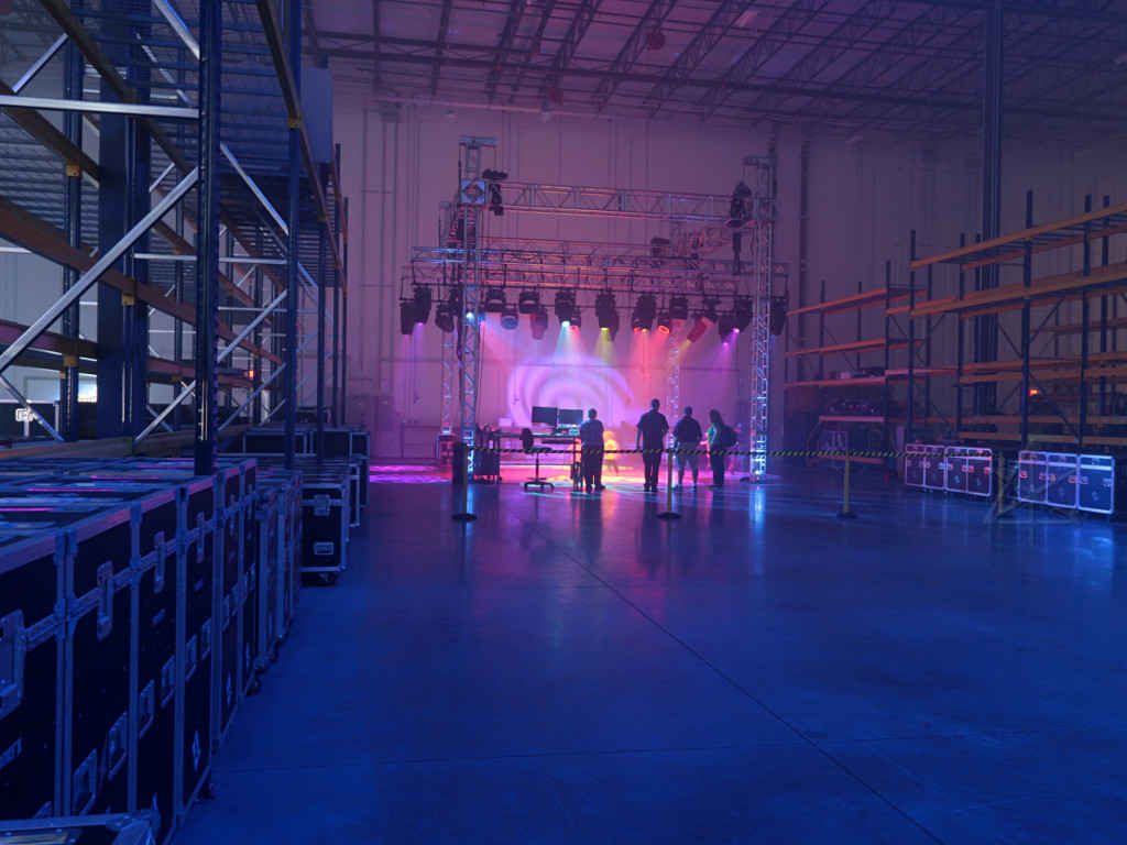 Another demo area way down one of the bays