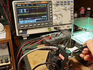 DMX frames received over wireless, TTL level