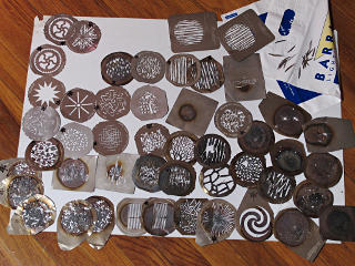 Collection of gobos