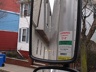 Mirror view of house dormer