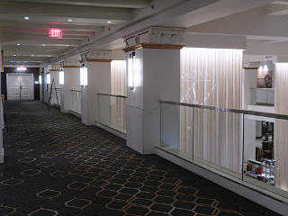 Renovated mezzanine hallway