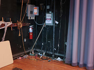 Misc electrics downstage left