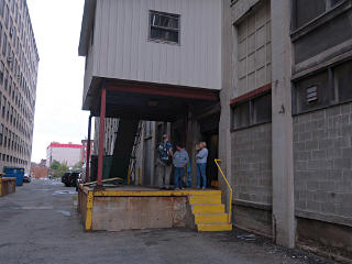 Loading dock front surface