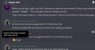 Helping offload mike on Discord con-basics