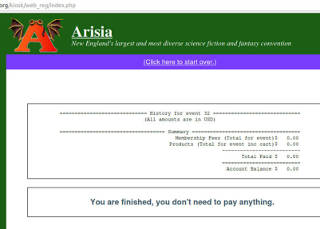 Testing my own real registration