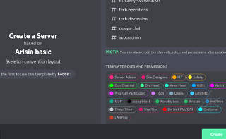 First cut guild template, with initial colors