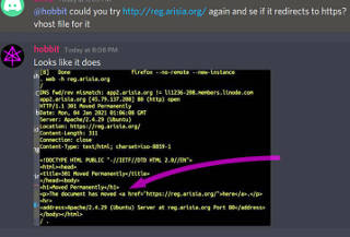 Testing Registration redirect to HTTPS