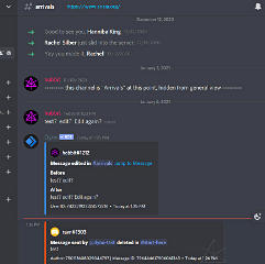 #arrivals transition to pure logging